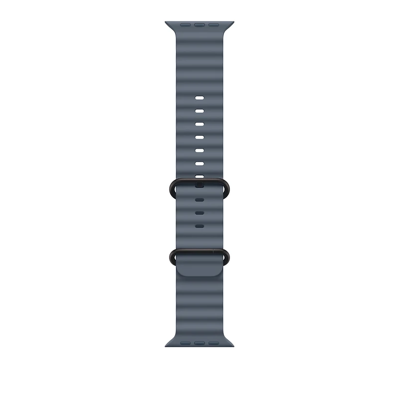 49mm Anchor Blue Ocean Band - Black Titanium Finish