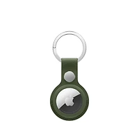 AirTag FineWoven Key Ring – Moss