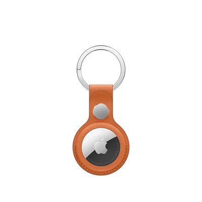 AirTag FineWoven Key Ring – Fox Orange