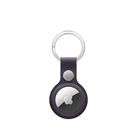 AirTag FineWoven Key Ring – Midnight Purple