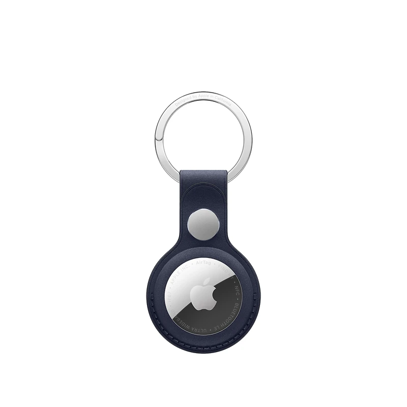 AirTag FineWoven Key Ring – Navy