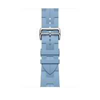 Apple Watch Hermès - 46mm Bleu Pastel Kilim Single Tour