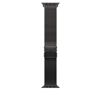 49mm Black Titanium Milanese Loop - Small