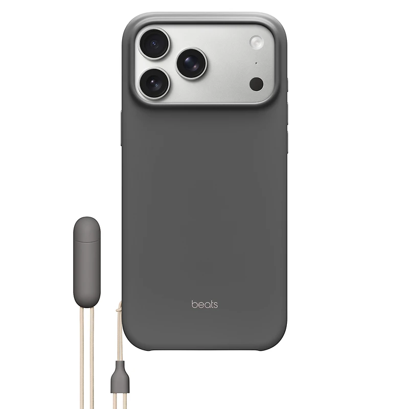 Beats iPhone 17 Pro Max Kickstand Case with MagSafe and Camera Control - Granite Grey