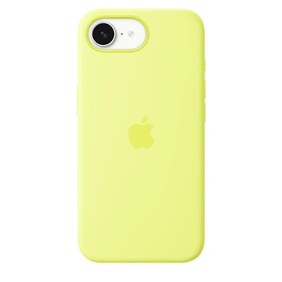 iPhone 16e Silicone Case – Neon Yellow