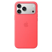iPhone 17 Pro Max Silicone Case with MagSafe – Bright Guava