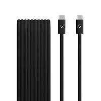 Beats USB‑C to USB‑C Woven Cable (3 m / 10 ft) – Bolt Black