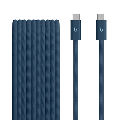 Beats USB‑C to USB‑C Braided Cable (3 m / 10 ft) – Nitro Navy