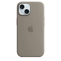 iPhone 15 Silicone Case with MagSafe – Clay