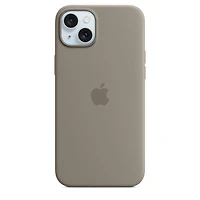 iPhone 15 Plus Silicone Case with MagSafe – Clay