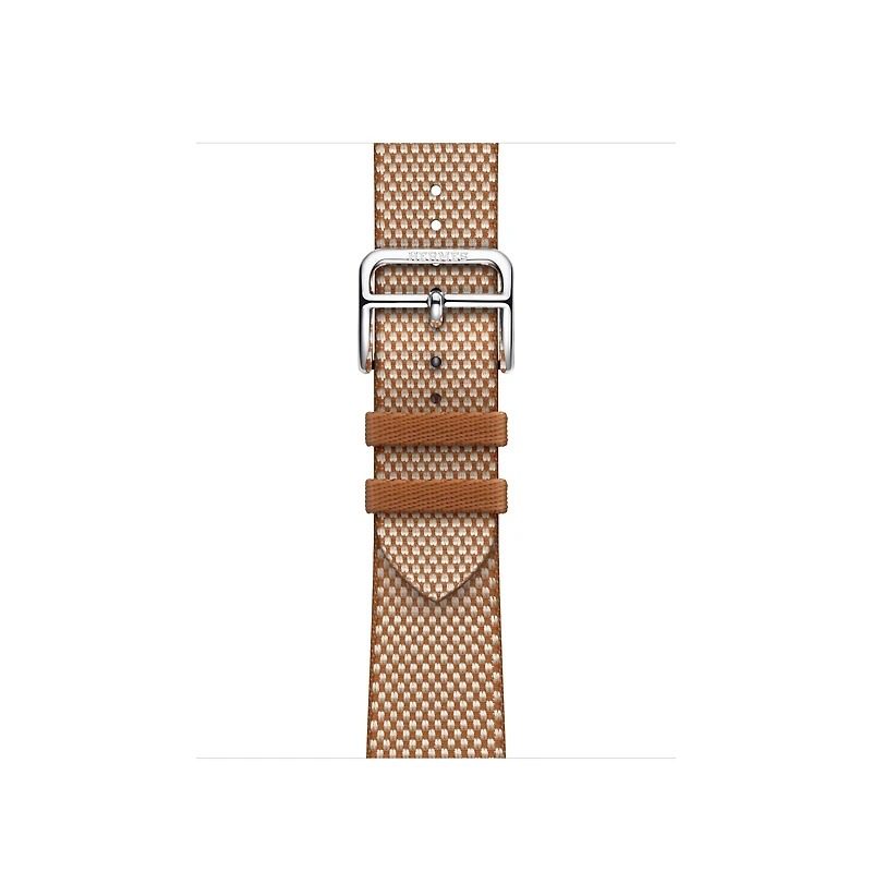 Apple Watch Hermès - 41mm Gold/Écru Toile H Single Tour