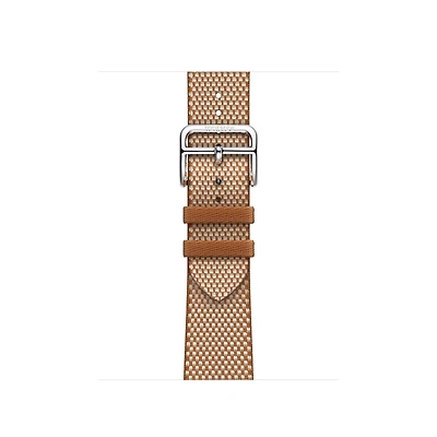 Apple Watch Hermès - 41mm Gold/Écru Toile H Single Tour