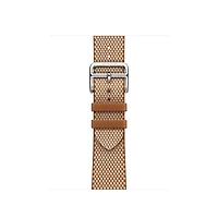 Apple Watch Hermès - 41mm Gold/Écru Toile H Single Tour