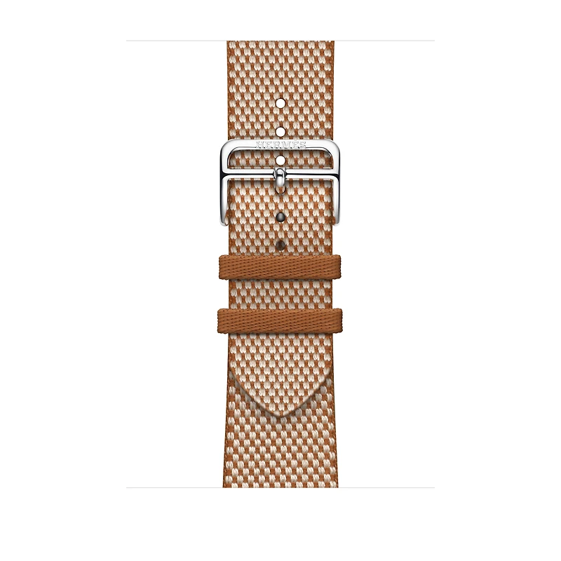 Apple Watch Hermès - 45mm Gold/Écru Toile H Single Tour
