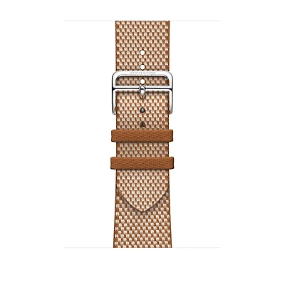 Apple Watch Hermès - 45mm Gold/Écru Toile H Single Tour