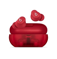 Beats Solo Buds – True Wireless Earbuds – Transparent Red