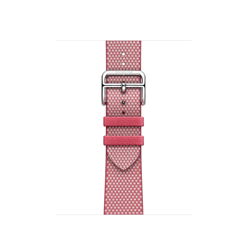 Apple Watch Hermès - 41mm Framboise/Écru Toile H Single Tour