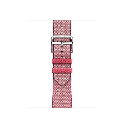 Apple Watch Hermès - 41mm Framboise/Écru Toile H Single Tour