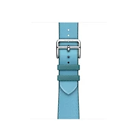 Apple Watch Hermès - 41mm Bleu Céleste/Bleu Jean Twill Jump Single Tour