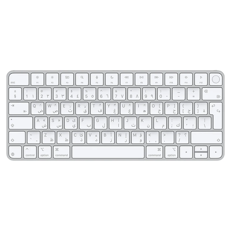 Magic Keyboard with Touch ID for Mac models with Apple silicon (USB–C) - Arabic