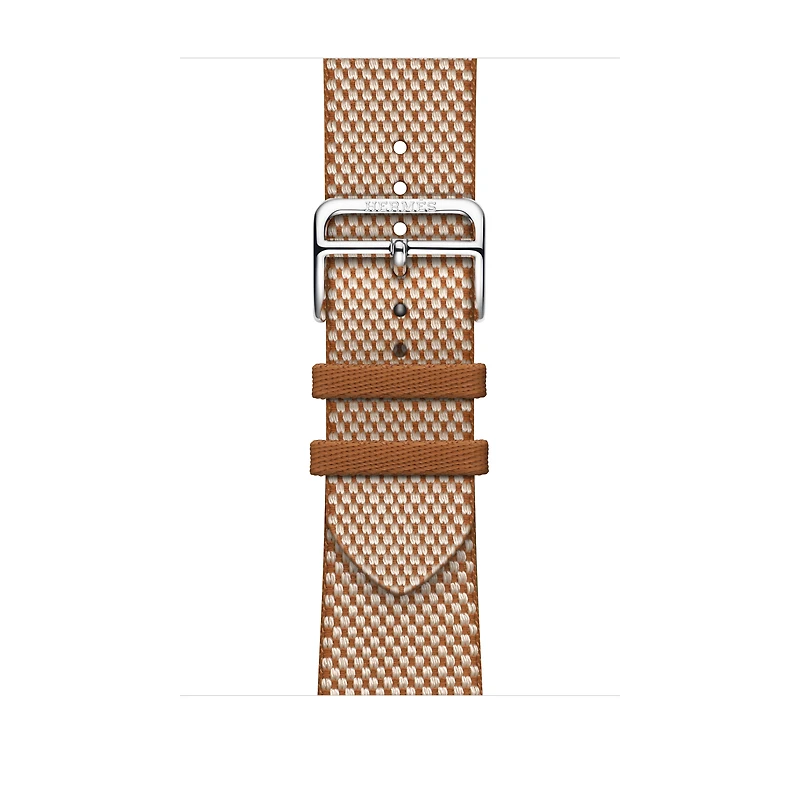 Apple Watch Hermès - 46mm Gold/Écru Toile H Single Tour
