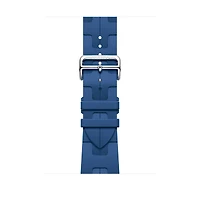 Apple Watch Hermès - 46mm Bleu de France Kilim Single Tour