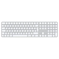 Magic Keyboard with Touch ID and Numeric Keypad for Mac models with Apple silicon (USB‑C) - Arabic - White Keys