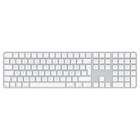Magic Keyboard with Touch ID and Numeric Keypad for Mac models with Apple silicon (USB–C) - Danish - White Keys
