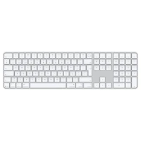 Magic Keyboard with Touch ID and Numeric Keypad for Mac models with Apple silicon (USB–C) - Portuguese - White Keys