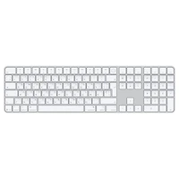 Magic Keyboard with Touch ID and Numeric Keypad for Mac models with Apple silicon (USB‑C) - Ukrainian - White Keys