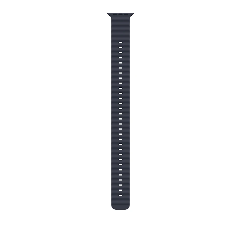 49mm Navy Ocean Band Extension - Natural Titanium Finish