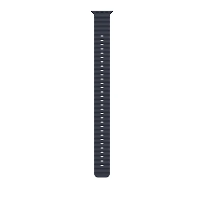 49mm Navy Ocean Band Extension - Natural Titanium Finish