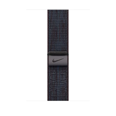 46mm Black/Blue Nike Sport Loop