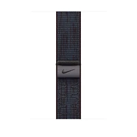 46mm Black/Blue Nike Sport Loop