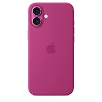 iPhone 16 Plus Silicone Case with MagSafe – Fuchsia