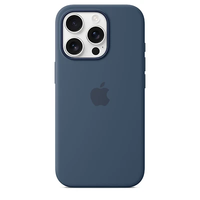 iPhone 16 Pro Silicone Case with MagSafe – Denim
