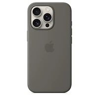 iPhone 16 Pro Silicone Case with MagSafe – Stone Grey