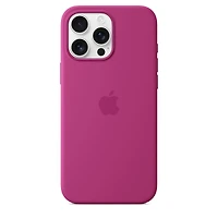 iPhone 16 Pro Max Silicone Case with MagSafe – Fuchsia