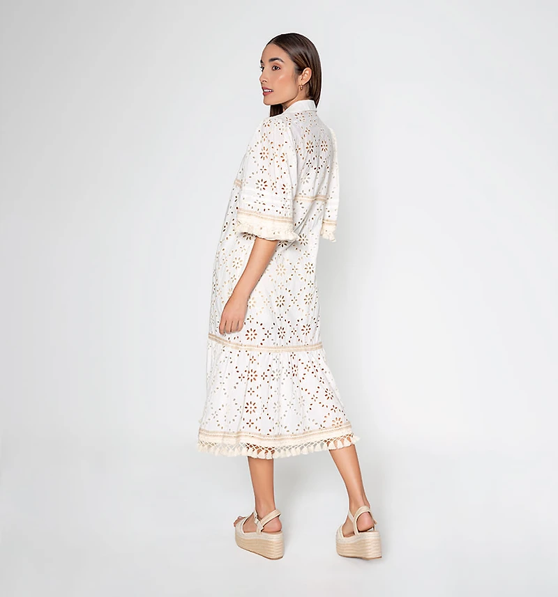 WOMEN'S 3/4 SLEEVE KIMONO
