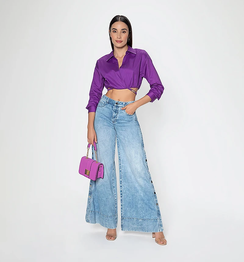 WOMEN'S LONG SLEEVE CROP TOP