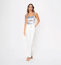 Strap Bodysuit with Front Cut-Out