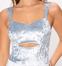 Strap Bodysuit with Front Cut-Out