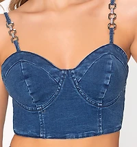 Strappy cup crop top