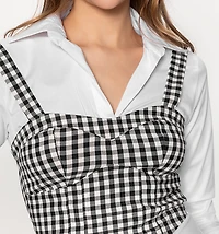 Stylish hybrid long sleeve shirt