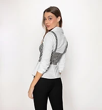 Stylish hybrid long sleeve shirt