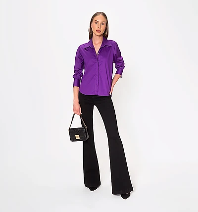 Sleeve shirt with wide cuff
