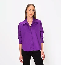 Sleeve shirt with wide cuff
