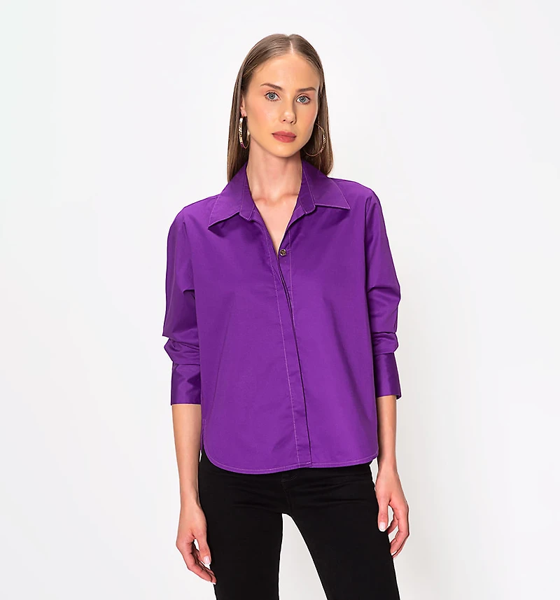 Sleeve shirt with wide cuff