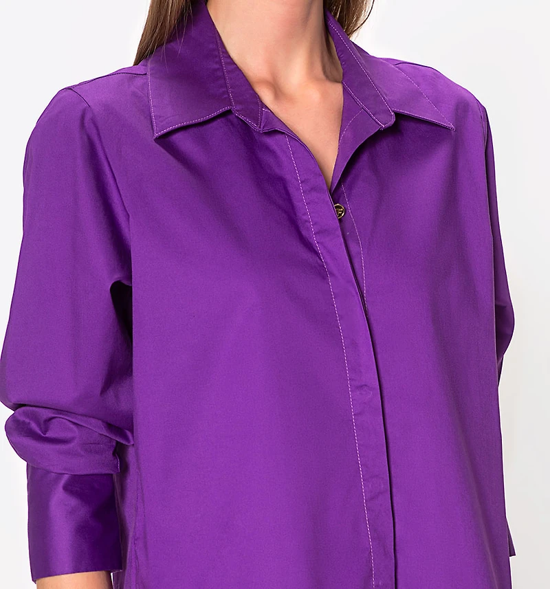 Sleeve shirt with wide cuff
