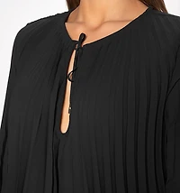 Pleated blouse